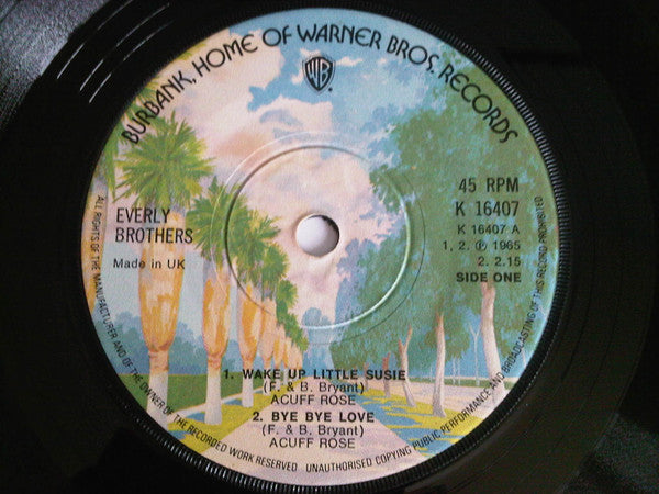 Everly Brothers : Wake Up Little Susie (7", EP)