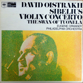David Oistrach / Jean Sibelius : Violin Concerto - The Swan Of Tuonela (LP, Album, RE)