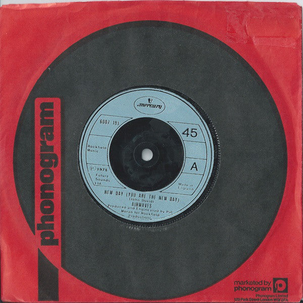 Airwaves (4) : New Day (You Are The New Day) (7")