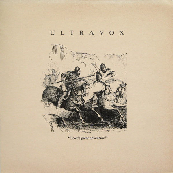 Ultravox : Love's Great Adventure (7", Blu)