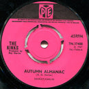 The Kinks : Autumn Almanac (7", Single, Kno)