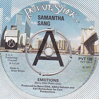 Samantha Sang : Emotions (7", Single, Promo)