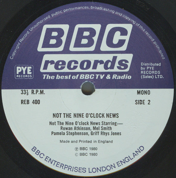 Not The Nine O'Clock News : Not The Nine O'Clock News... (LP, Album, Mono)