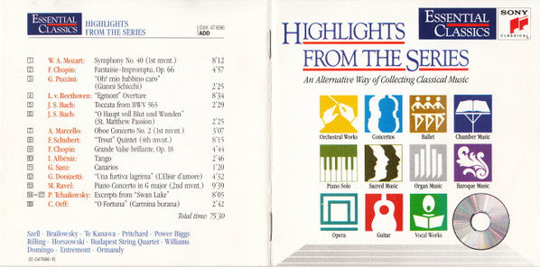 Various : Highlights From The Series (CD, Comp)