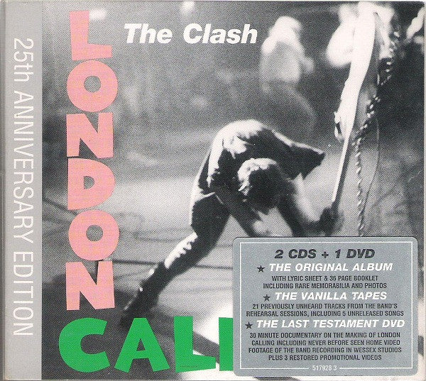 The Clash : London Calling: 25th Anniversary Edition (CD, Album, RE, RM + CD + DVD-V, PAL)