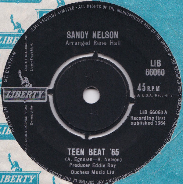 Sandy Nelson : Teen Beat '65 (7")