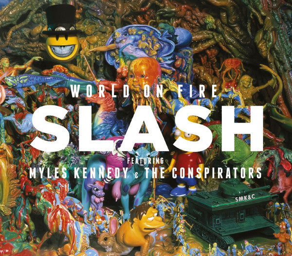 Slash (3) Featuring Myles Kennedy And The Conspirators : World On Fire (CD, Album, Gat)