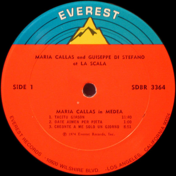 Maria Callas, Giuseppe di Stefano : Maria Callas And Giuseppe Di Stefano At La Scala (LP, Comp, Quad)