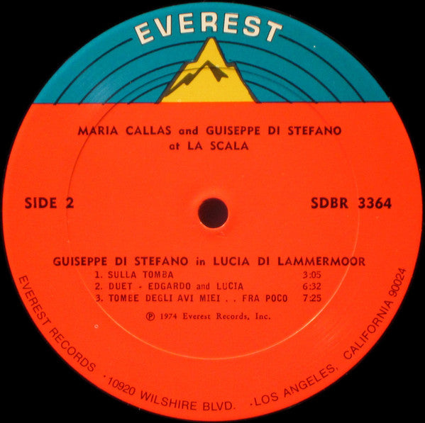 Maria Callas, Giuseppe di Stefano : Maria Callas And Giuseppe Di Stefano At La Scala (LP, Comp, Quad)