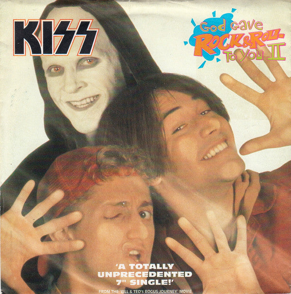 Kiss : God Gave Rock & Roll To You II (7", Single, Atl)