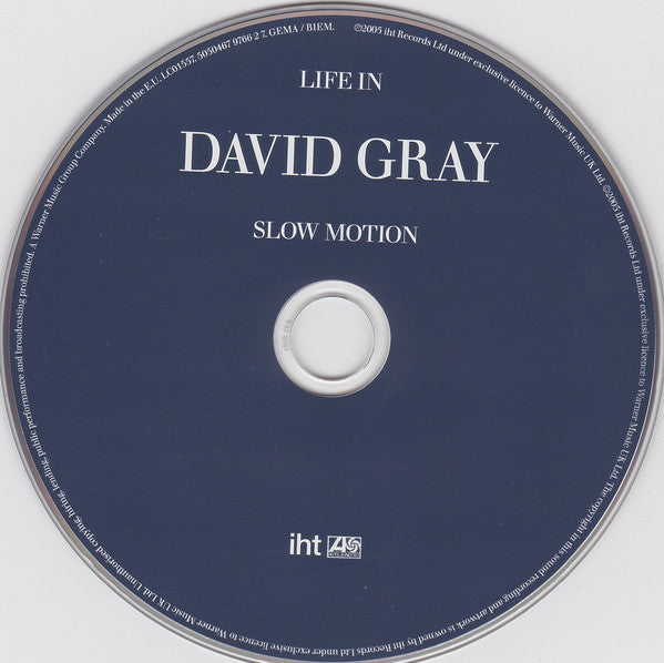 David Gray : Life In Slow Motion (CD, Album)