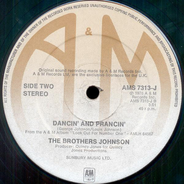 Brothers Johnson : Right On Time / Dancin' & Prancin' (12", Single, Ltd)