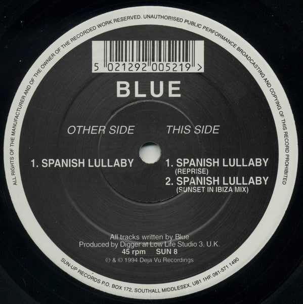 Blue (13) : Spanish Lullaby (12")