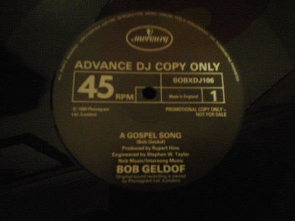 Bob Geldof : A Gospel Song (12", Promo)