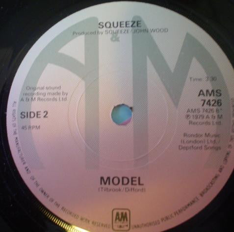 Squeeze (2) : Cool For Cats (7", Single)