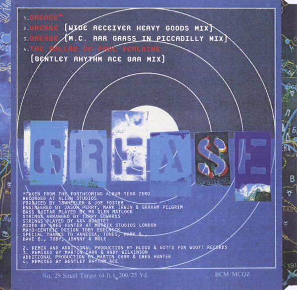 18 Wheeler : Grease (CD, Single)