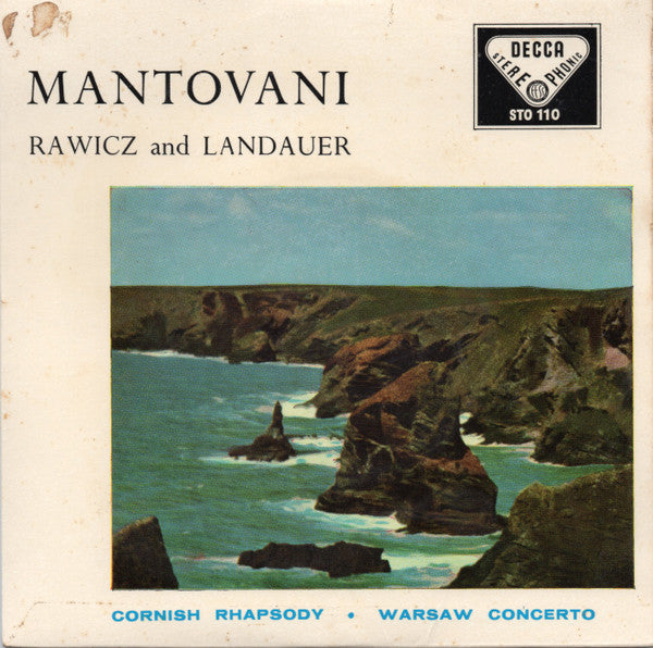 Mantovani And His Orchestra With Rawicz & Landauer : Warsaw Concerto / Cornish Rhapsody (7", EP)