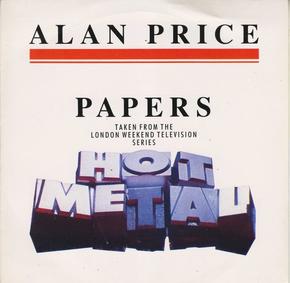 Alan Price : Papers (7", Single)