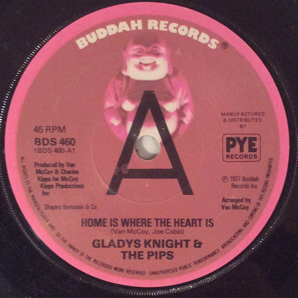 Gladys Knight And The Pips : Home Is Where The Heart Is (7", Single, Promo)