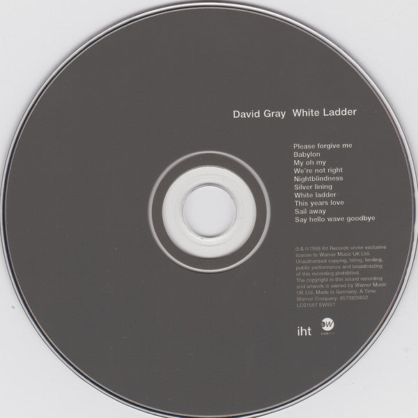 David Gray : White Ladder (CD, Album, RE)