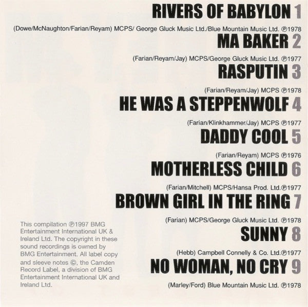 Boney M. : The Best Of (CD, Comp)