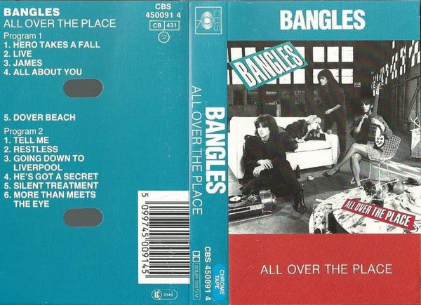 Bangles : All Over The Place (Cass, Album, RE)