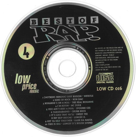 Various : Best Of Rap Volume Four (CD, Comp)