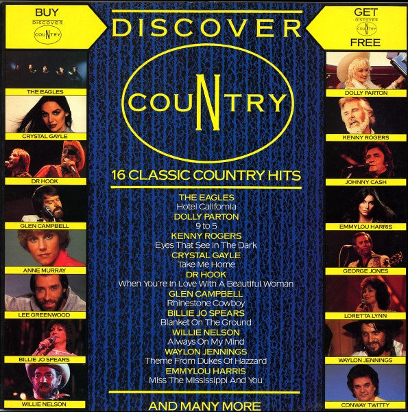 Various : Discover Country (LP, Comp)