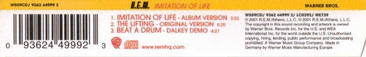 R.E.M. : Imitation Of Life (CD, Single, WMM)