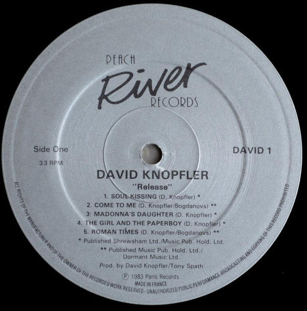 David Knopfler : Release (LP, Album, Gat)