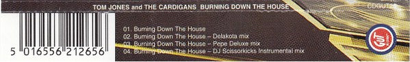 Tom Jones And The Cardigans : Burning Down The House (CD, Single, CD1)