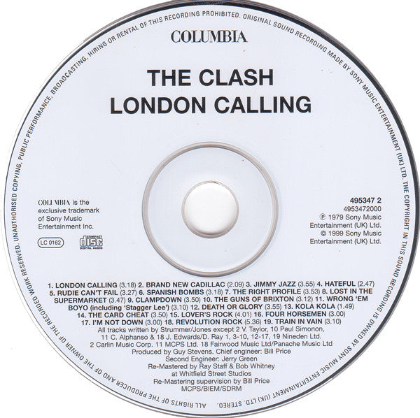 The Clash : London Calling (CD, Album, RE, RM)