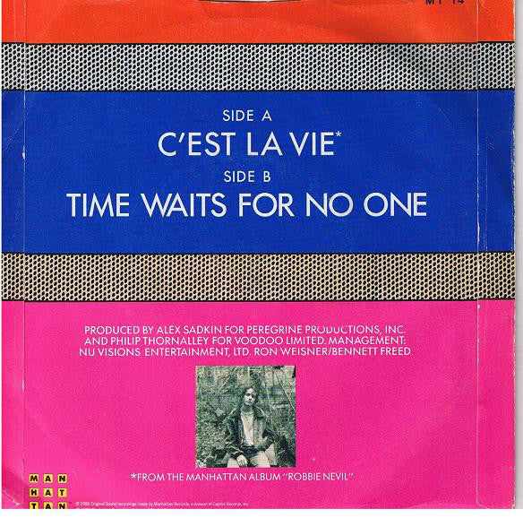 Robbie Nevil : C'Est La Vie (7", Single)