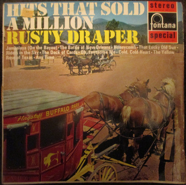Rusty Draper : Hits That Sold A Million (LP, RE)