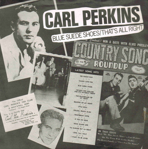 Carl Perkins : Blue Suede Shoes (7", Single)