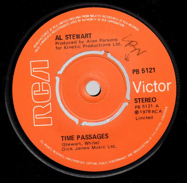 Al Stewart : Time Passages / Almost Lucy (7", Single)