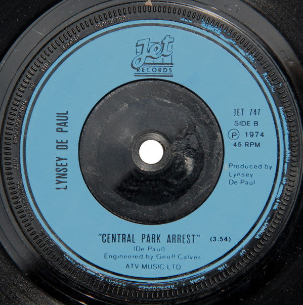 Lynsey De Paul : No Honestly (7", Single)