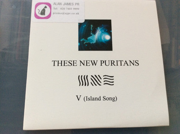 These New Puritans : V (Island Song) (CD, Single, Promo)