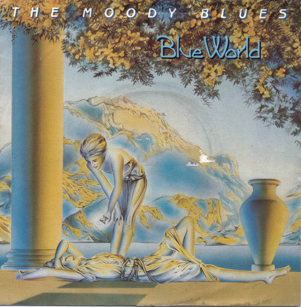 The Moody Blues : Blue World (7", Sil)