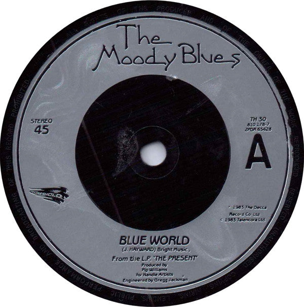 The Moody Blues : Blue World (7", Sil)