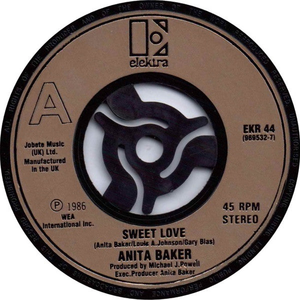 Anita Baker : Sweet Love (7", Bro)