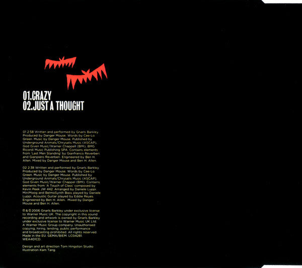 Gnarls Barkley : Crazy (CD, Single)