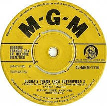David Rose & His Orchestra : Gloria's Theme From Butterfield 8 (7", Single)