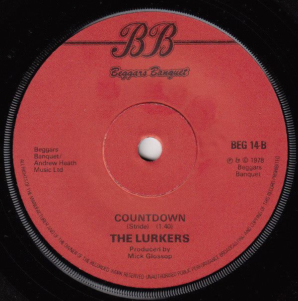 The Lurkers : Just Thirteen (7", Single)