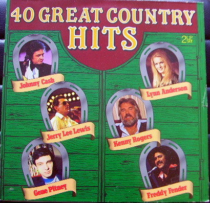 Various : 40 Great Country Hits (2xLP, Comp)