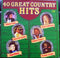 Various : 40 Great Country Hits (2xLP, Comp)