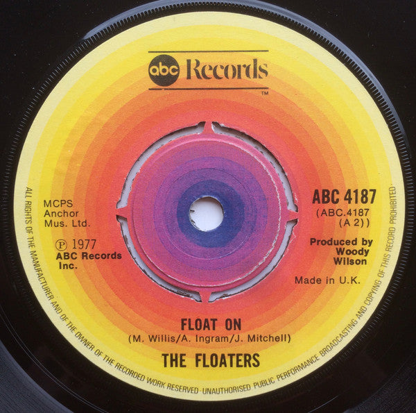 The Floaters : Float On (7", Single, Kno)
