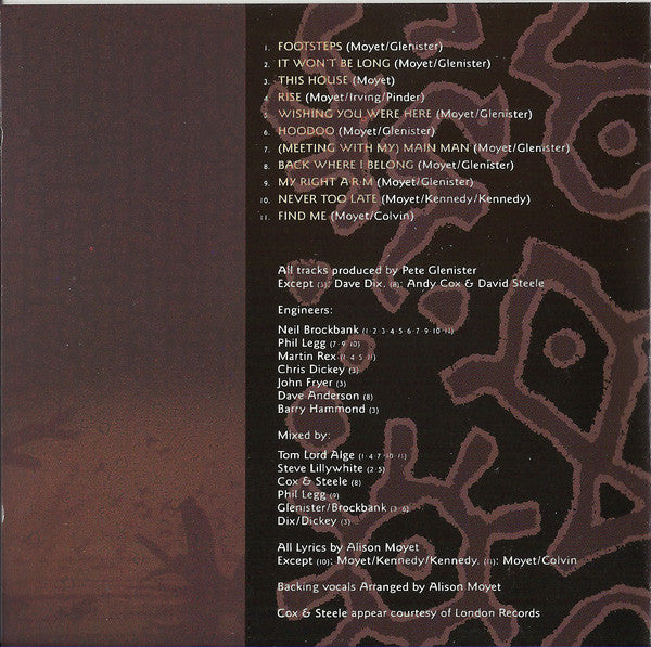 Alison Moyet : Hoodoo (CD, Album)