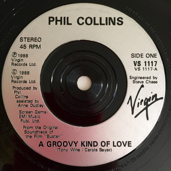 Phil Collins : A Groovy Kind Of Love (7", Single, Sil)