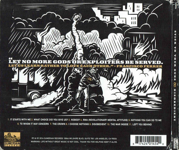 Stick To Your Guns : Disobedient (CD, Album)